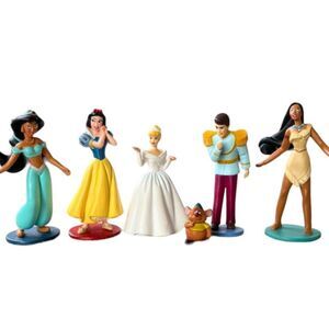 Disney Princess Figurine Playset Set of 6